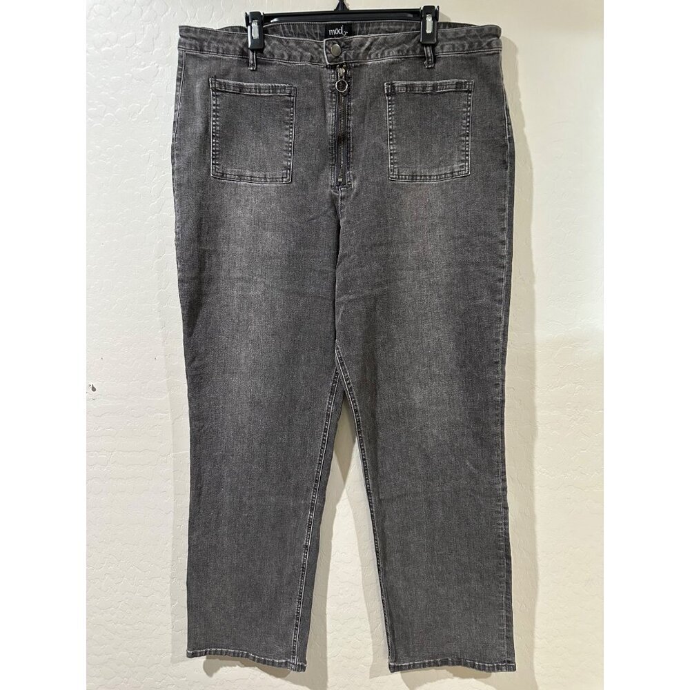 ModX Women's High Waist Wide Leg Jeans Plus Size 22W NWOT